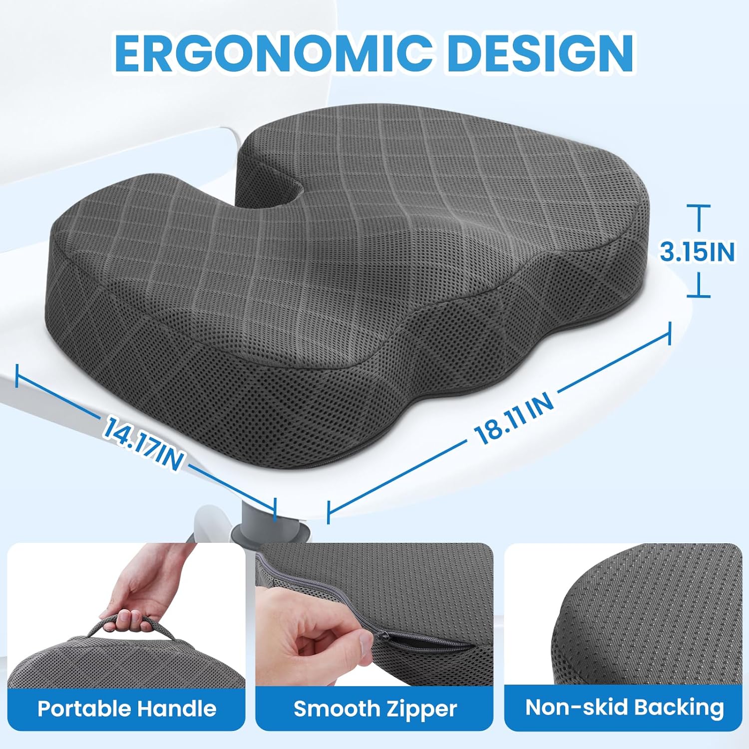 Memory Foam Seat Cushion