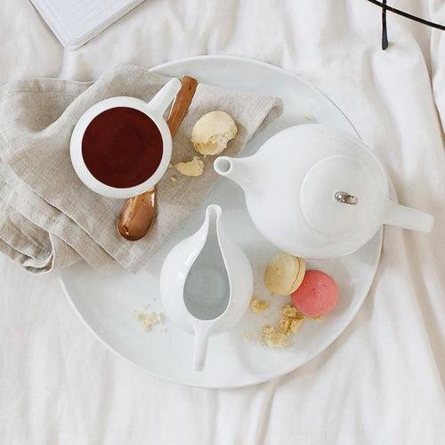 EVA teapot - White porcelain